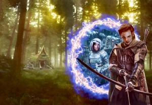 Elves coming through a portal. Originally from http://zombiesneedbrains.com